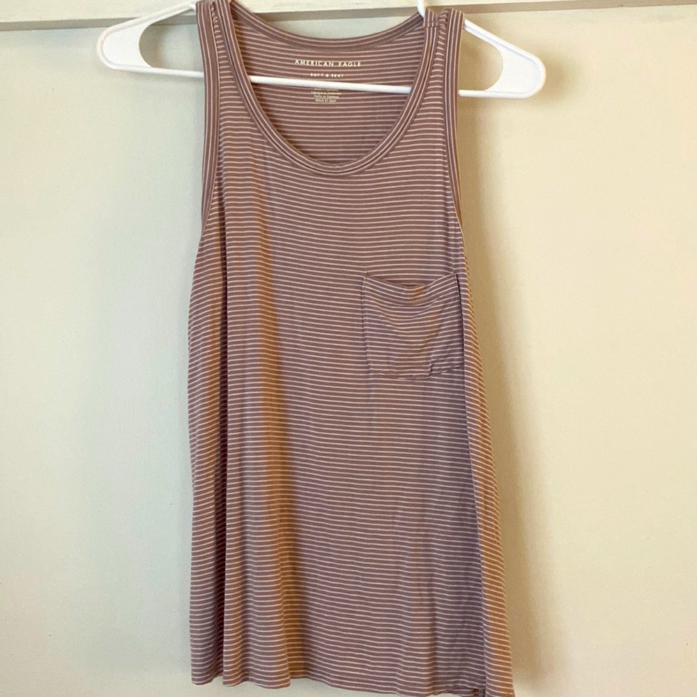 American Eagle Striped Tank